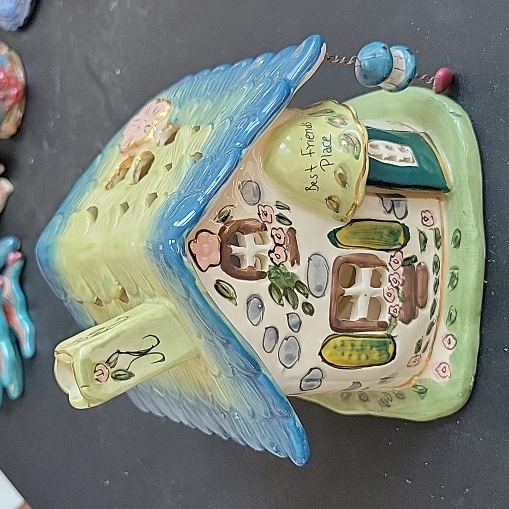 Heather Goldminc Blu Sky Clayworks Best Friends Place t-lite House.